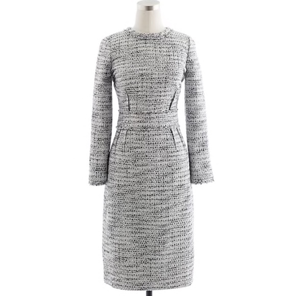 J. Crew Dresses & Skirts - J. Crew Long Sleeve Tweed Dress